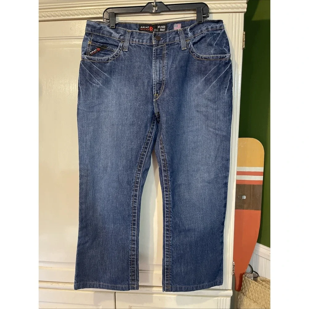 Ariat M4 FR Jeans Men 36 X 26.5 Relaxed Boot Work